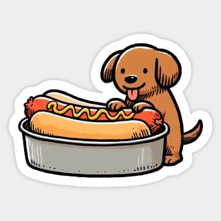 Hot Dog Sticker